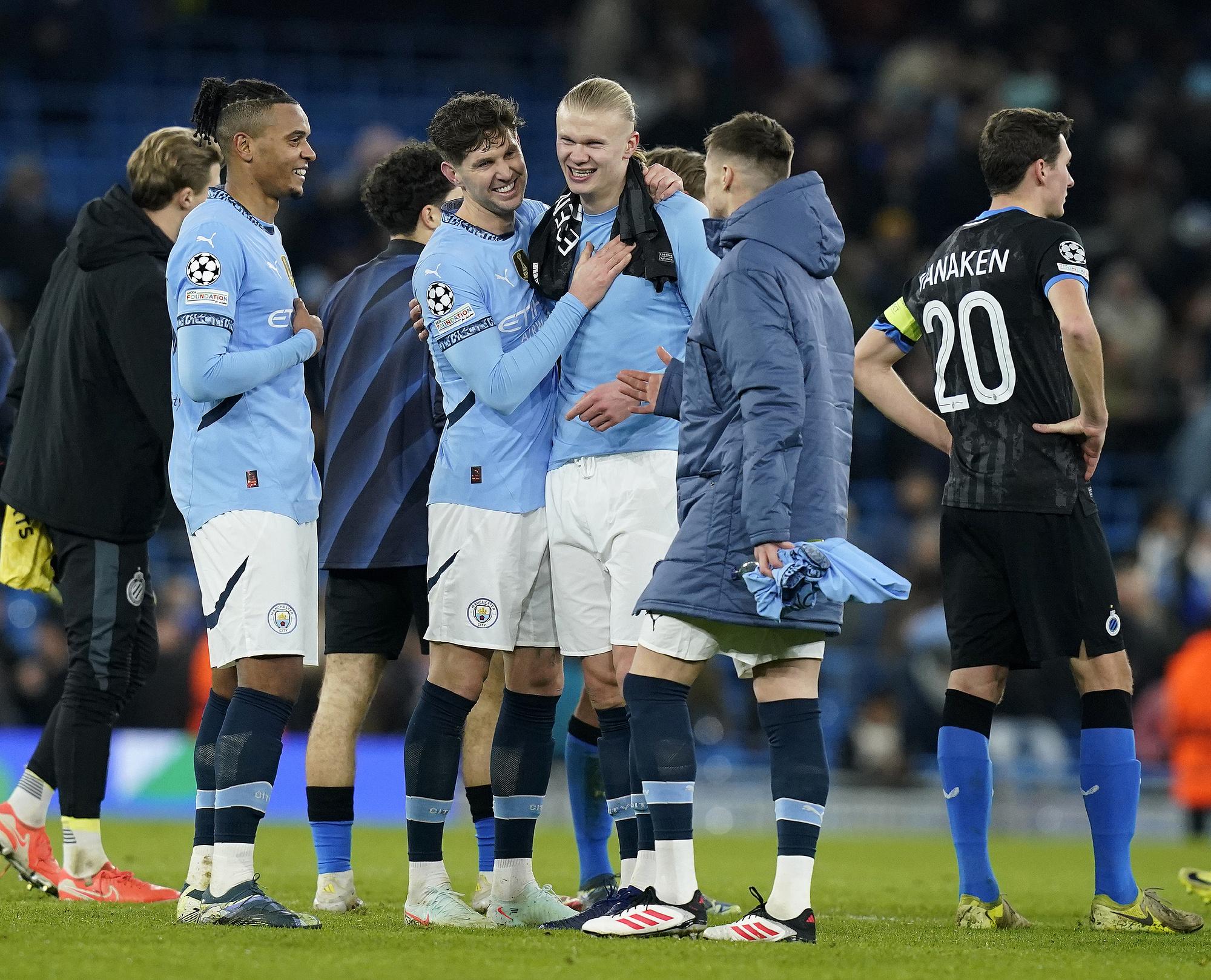 瓦力棋牌游戏-曼城主场大胜波尔图，提前锁定小组第一